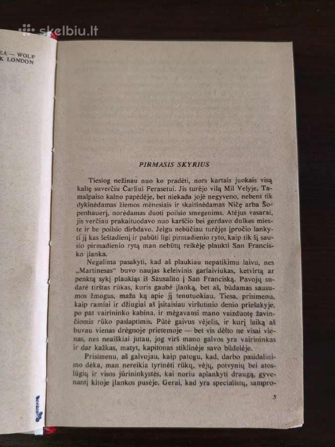 Džekas Londonas "Jūrų vilkas" - nuotraukos Nr. 5