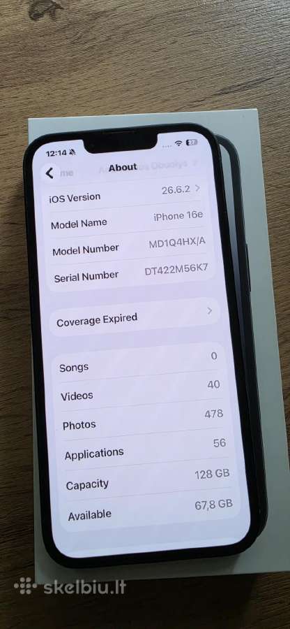 iPhone 16 E - nuotraukos Nr. 4