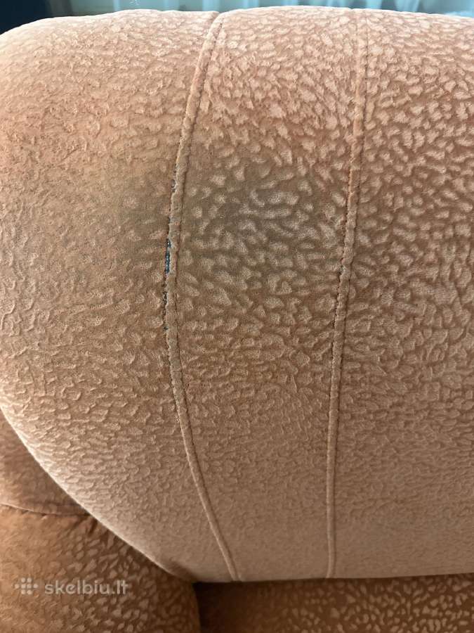 Triviete sofa (miegama dalis) + fotelis - nuotraukos Nr. 4