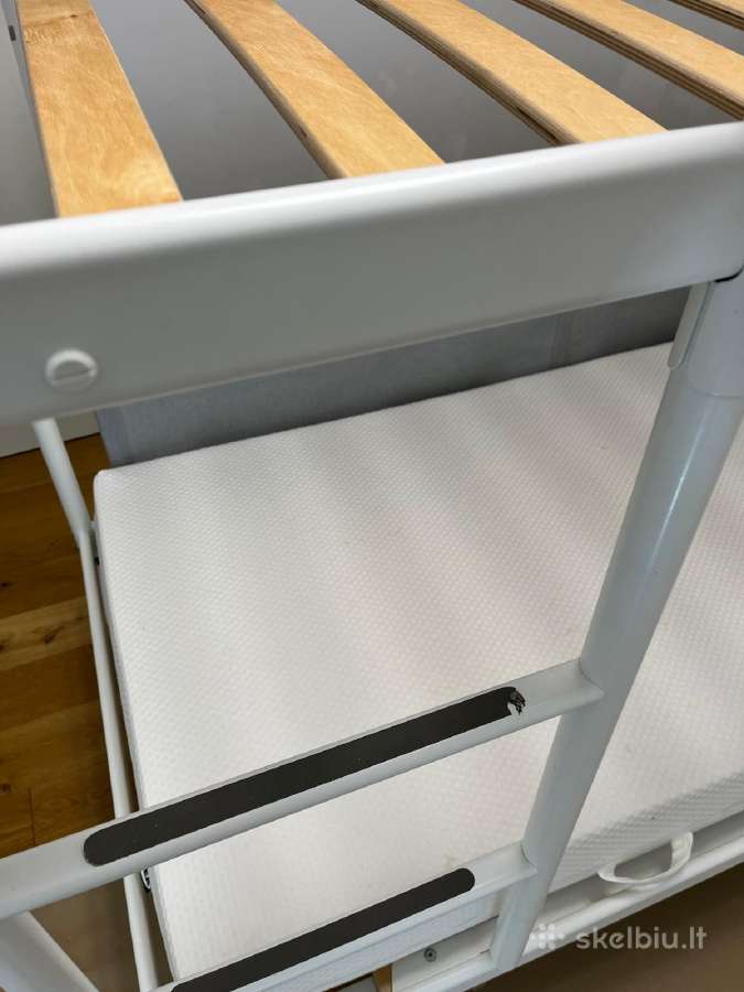 Ikea dviaukštė lova su grotelėmis - nuotraukos Nr. 3