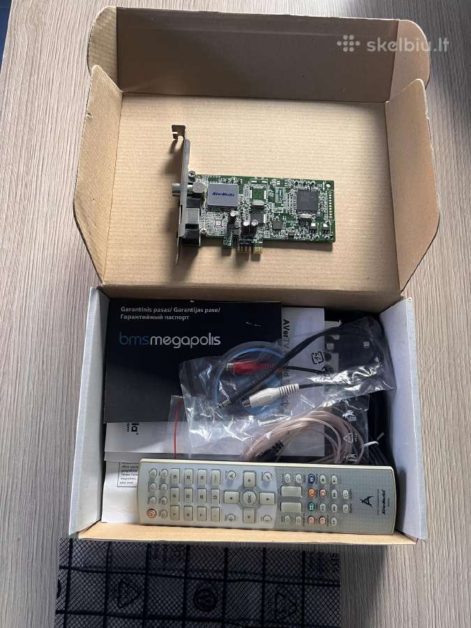 Avermedia Pci-e TV imtuvas, tuneris su distanciniu - nuotraukos Nr. 2