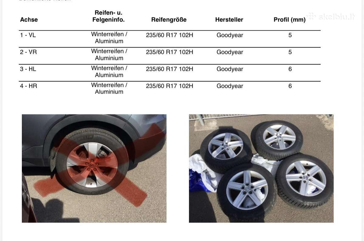 Parduodu Ratų komplektus Bmw 520d, X3,audia6 irtt - nuotraukos Nr. 19
