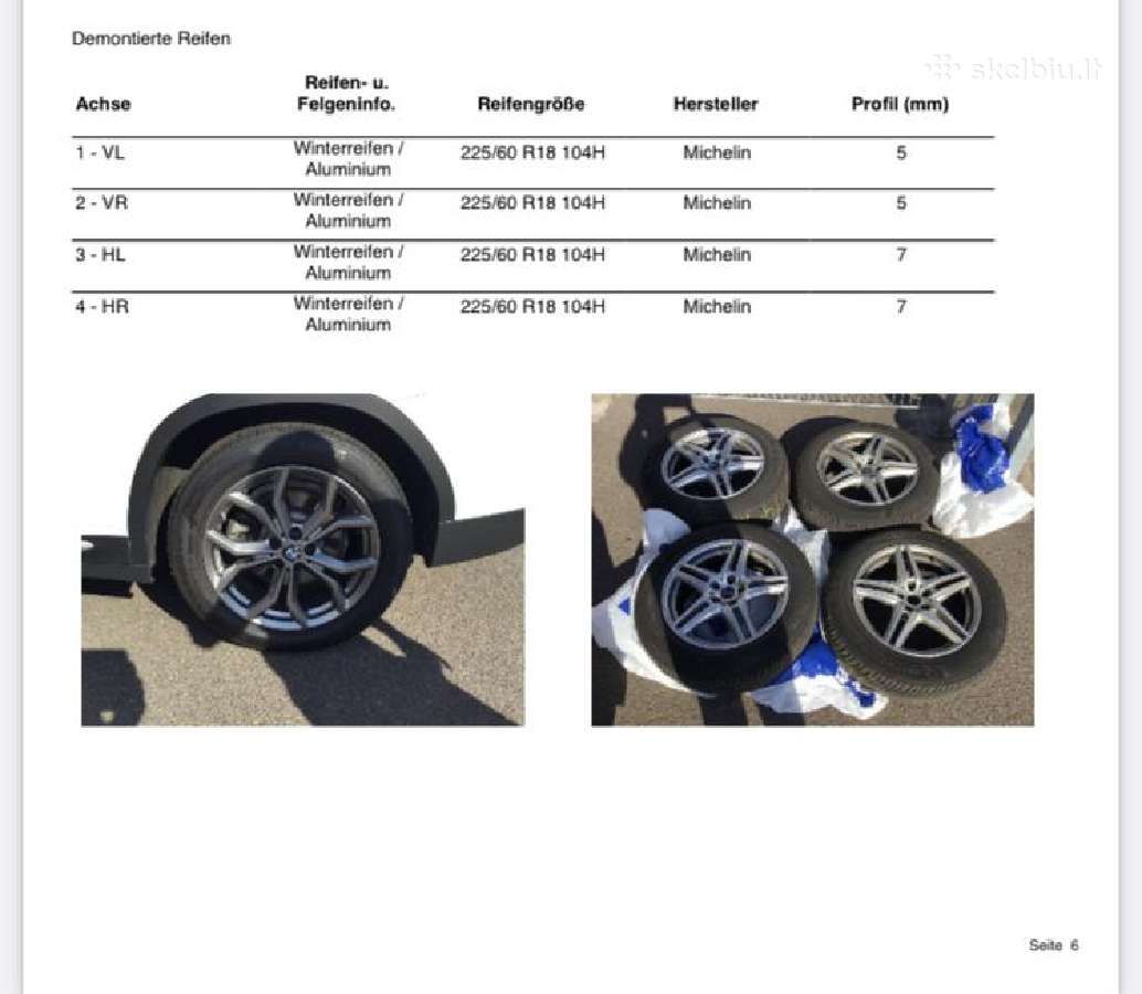 Parduodu Ratų komplektus Bmw 520d, X3,audia6 irtt - nuotraukos Nr. 21
