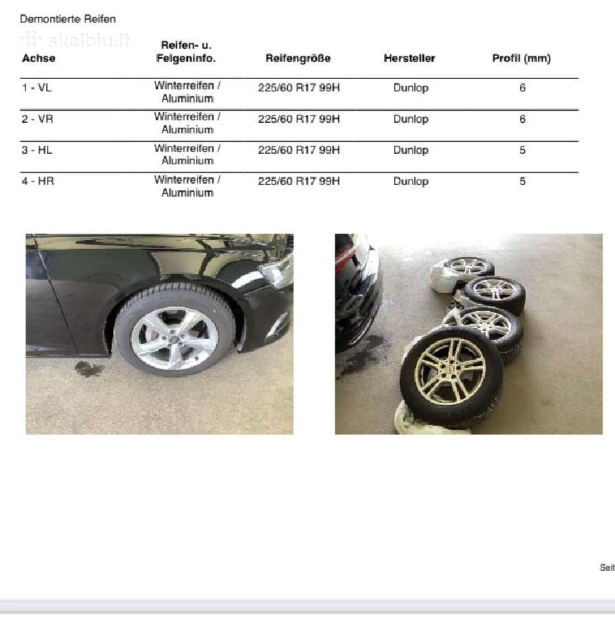 Parduodu Ratų komplektus Bmw 520d, X3,audia6 irtt - nuotraukos Nr. 22