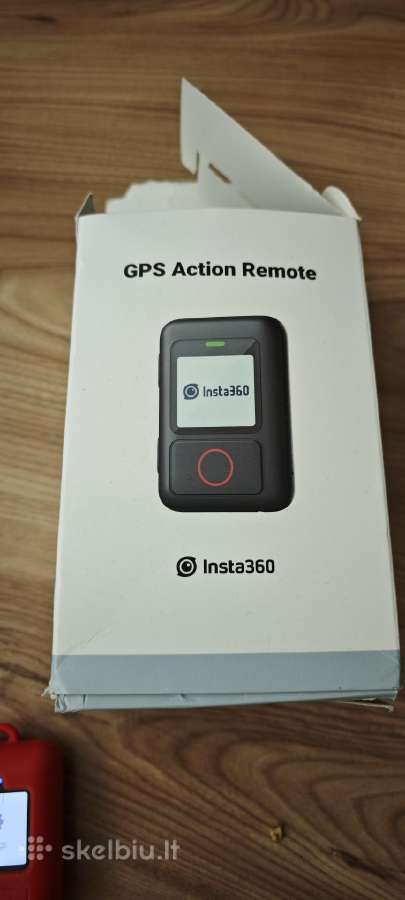 Insta360 GPS action remote pultelis. Naudotas - nuotraukos Nr. 2