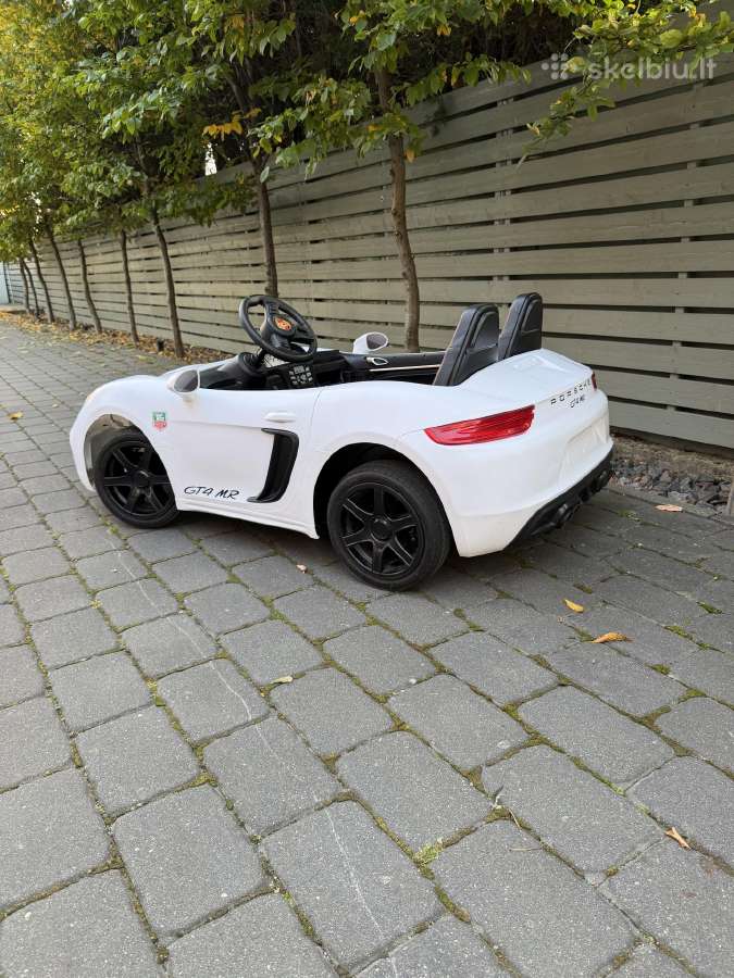 Vaikiškas elektromobilis XXL Porsche - nuotraukos Nr. 5