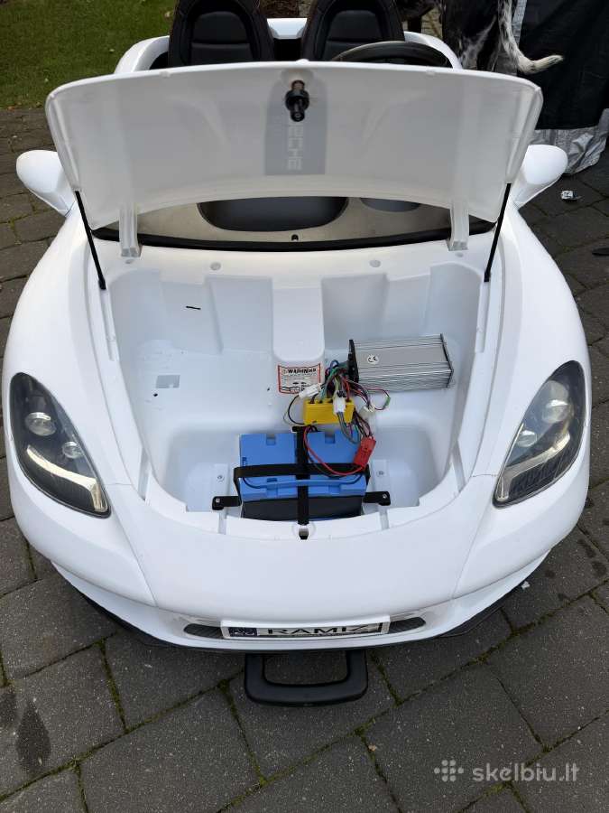 Vaikiškas elektromobilis XXL Porsche - nuotraukos Nr. 9