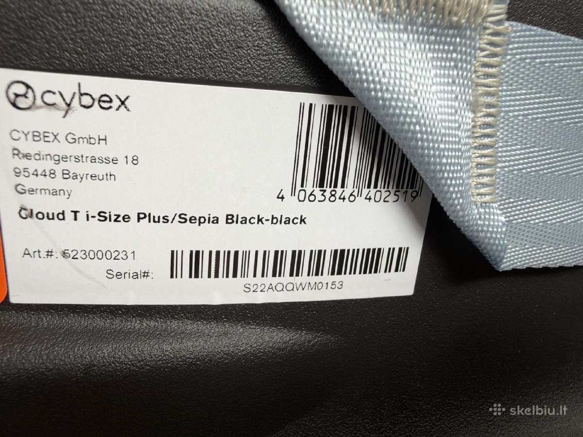 Cybex Cloud T i-size Automobiline kedute - nuotraukos Nr. 4