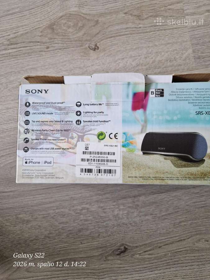 Parduodu Sony Srs-xb21 Extra Bass kolonėlė. - nuotraukos Nr. 7
