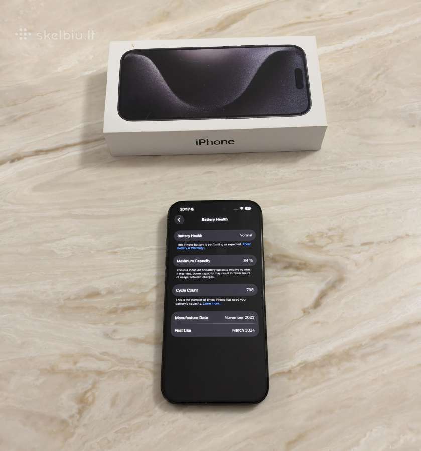 iPhone 15 pro 128gb - nuotraukos Nr. 5