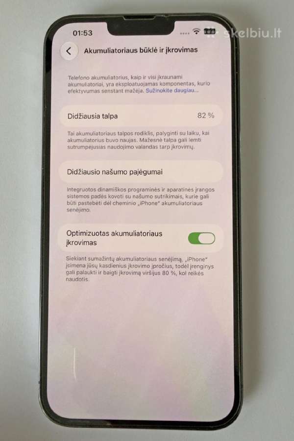 iPhone 13 Pro Max 128 GB, Sierra Blue - nuotraukos Nr. 3
