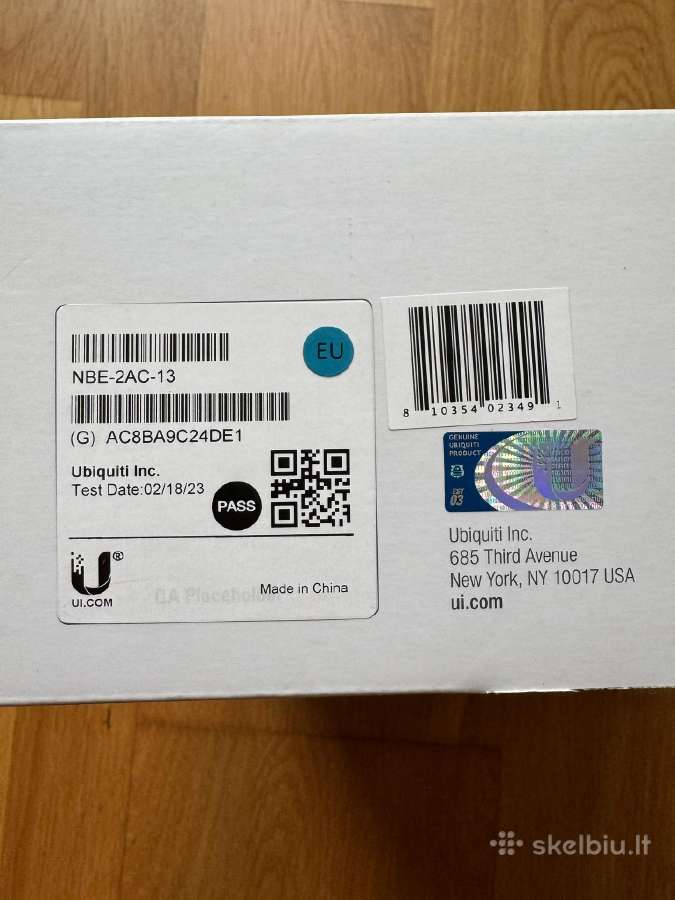 Wi-fi antenos Ubiquity Nanobeam Ac (nbe-2ac-13) - nuotraukos Nr. 4