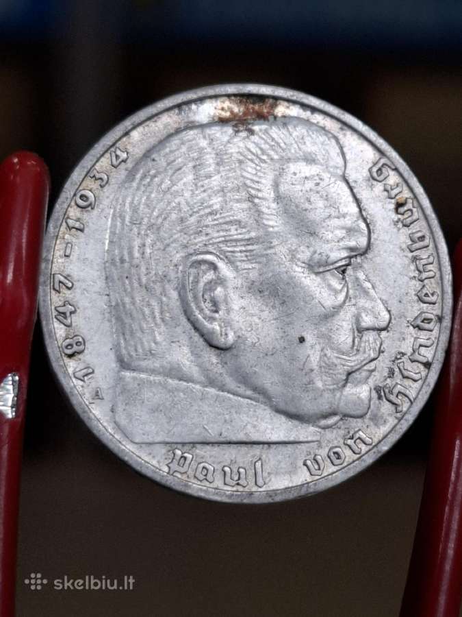 Vokietija 1936-1939 2 Markės - nuotraukos Nr. 5