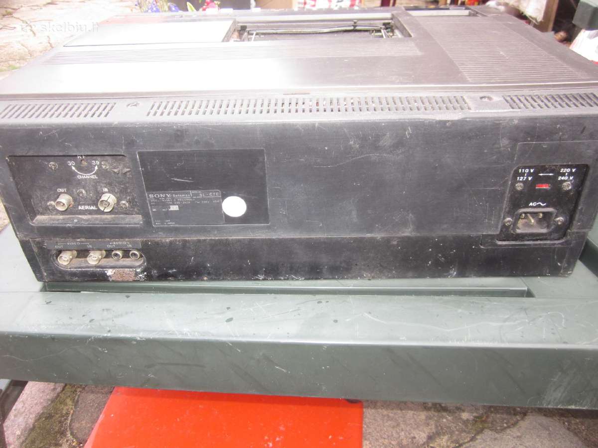 Sony Betamax SL-c7e - nuotraukos Nr. 5