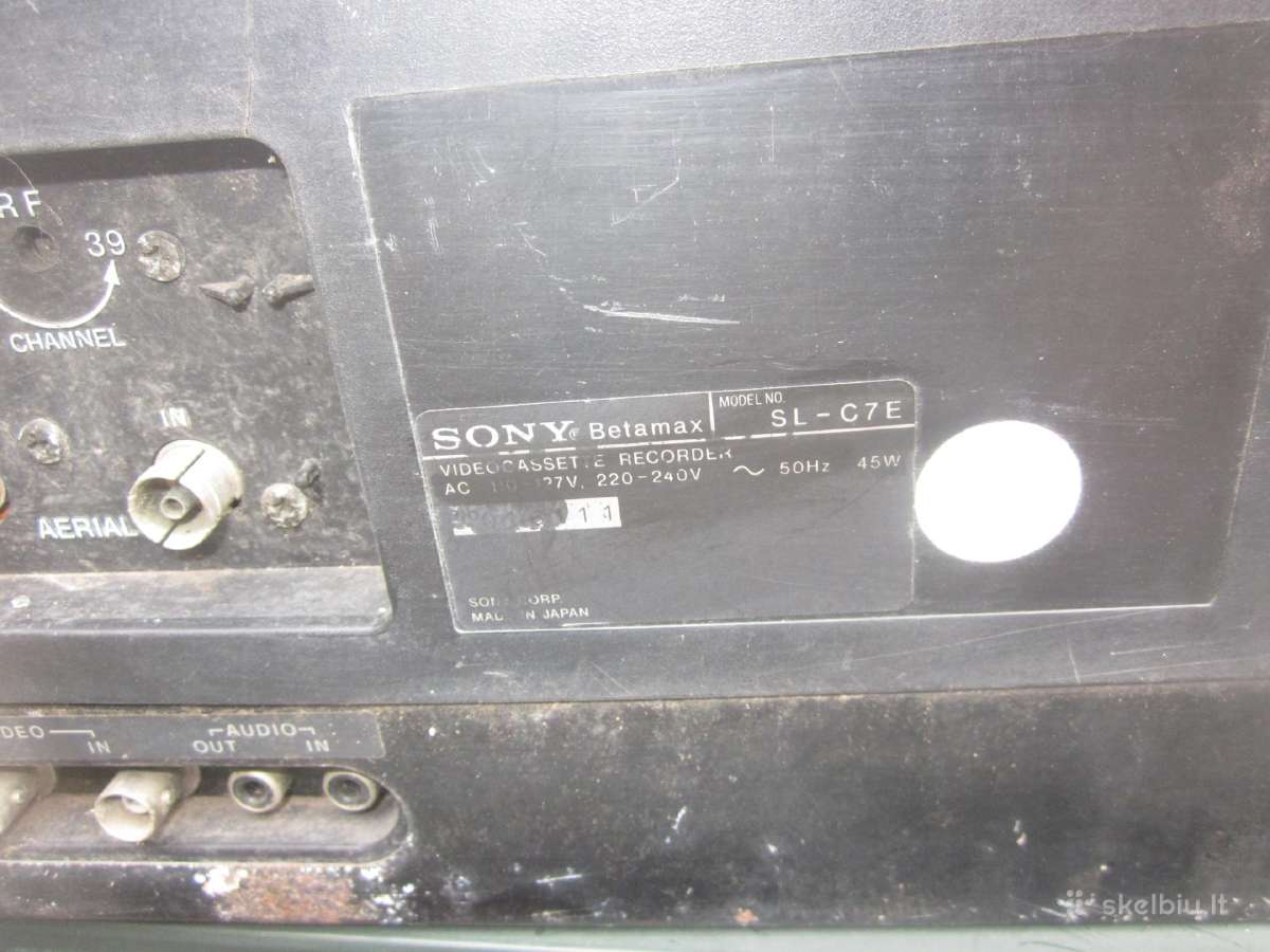Sony Betamax SL-c7e - nuotraukos Nr. 6