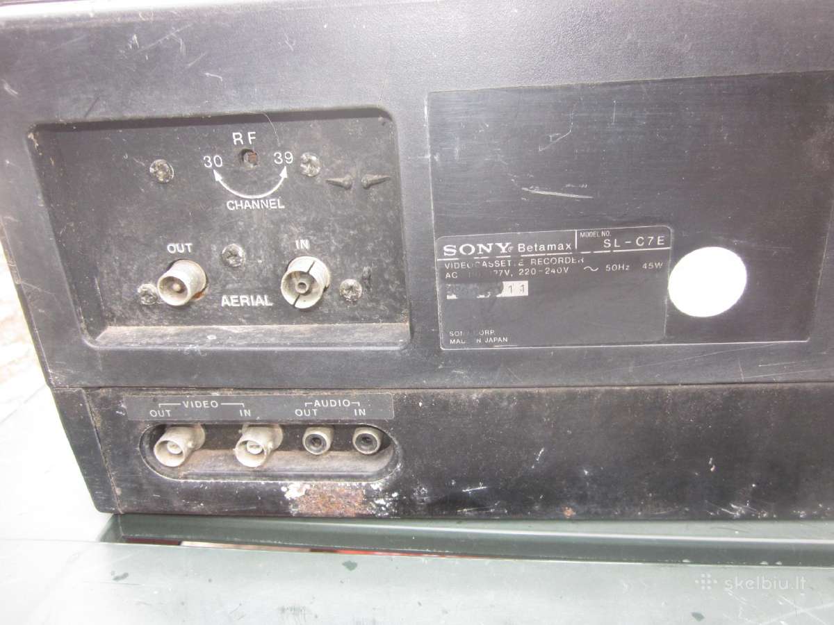 Sony Betamax SL-c7e - nuotraukos Nr. 7
