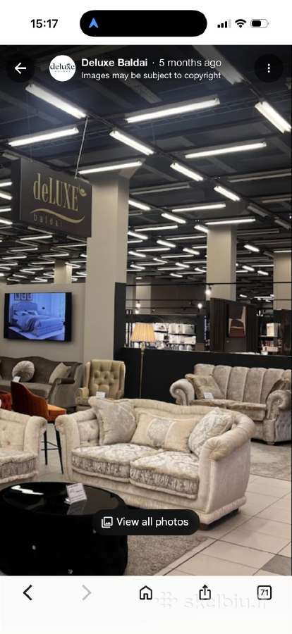 Nauja Klasikinio stiliaus sofa - nuotraukos Nr. 7