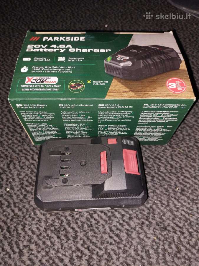 Parkside smart 20v 4ah akumuliatorius - nuotraukos Nr. 4