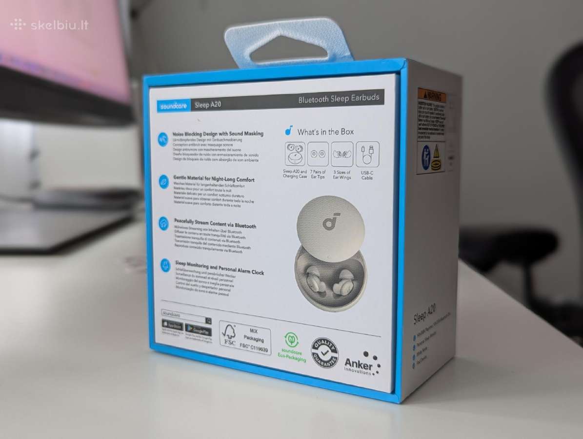 Nenaudotos Soundcore Sleep A20 - nuotraukos Nr. 2