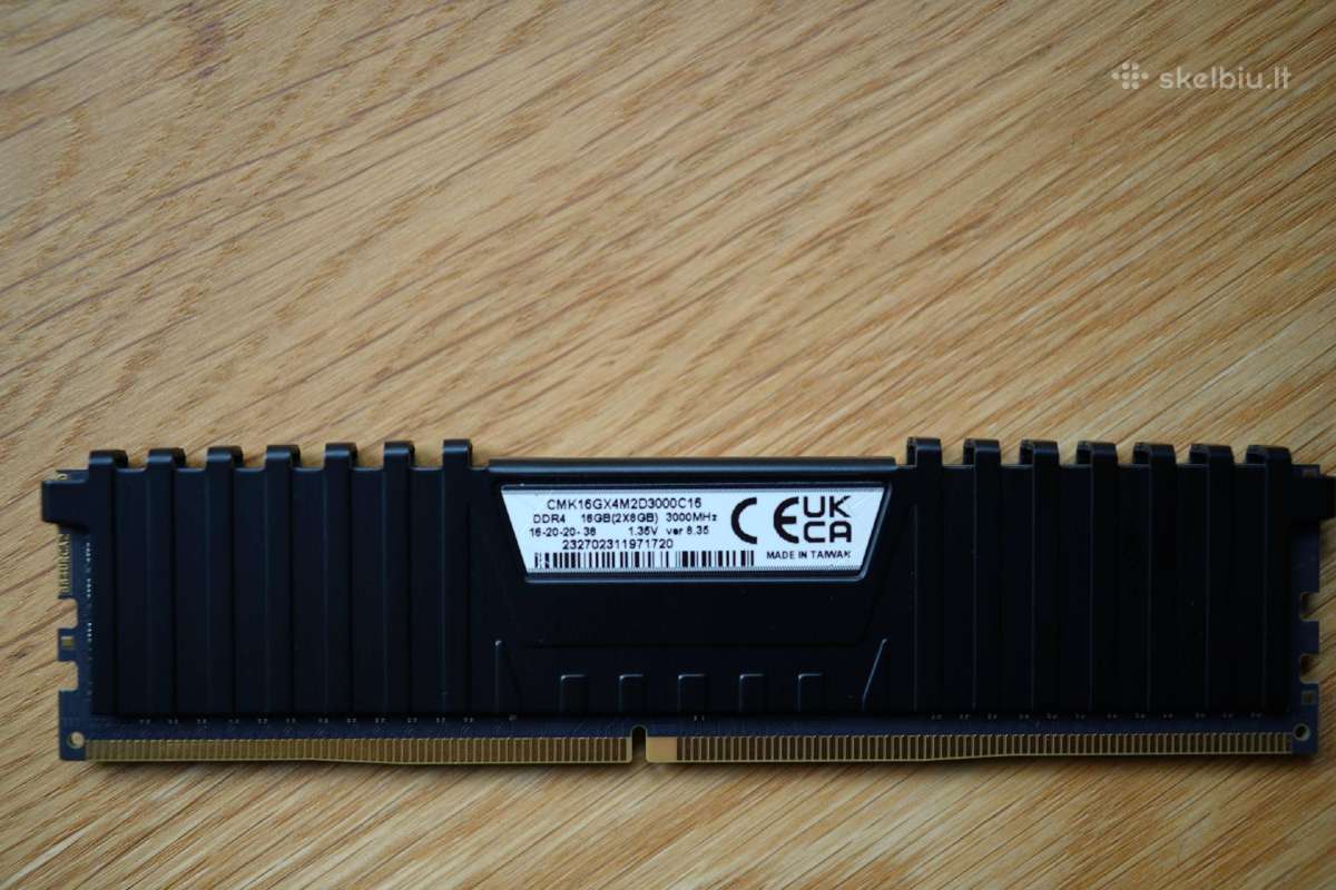 Corsair Vengeance Lpx 2x8gb 3000mhz Cl16 Ddr4 - nuotraukos Nr. 2