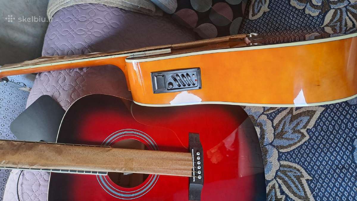 Nauja,elektroakustinė "wondorvood"gitara. - nuotraukos Nr. 6