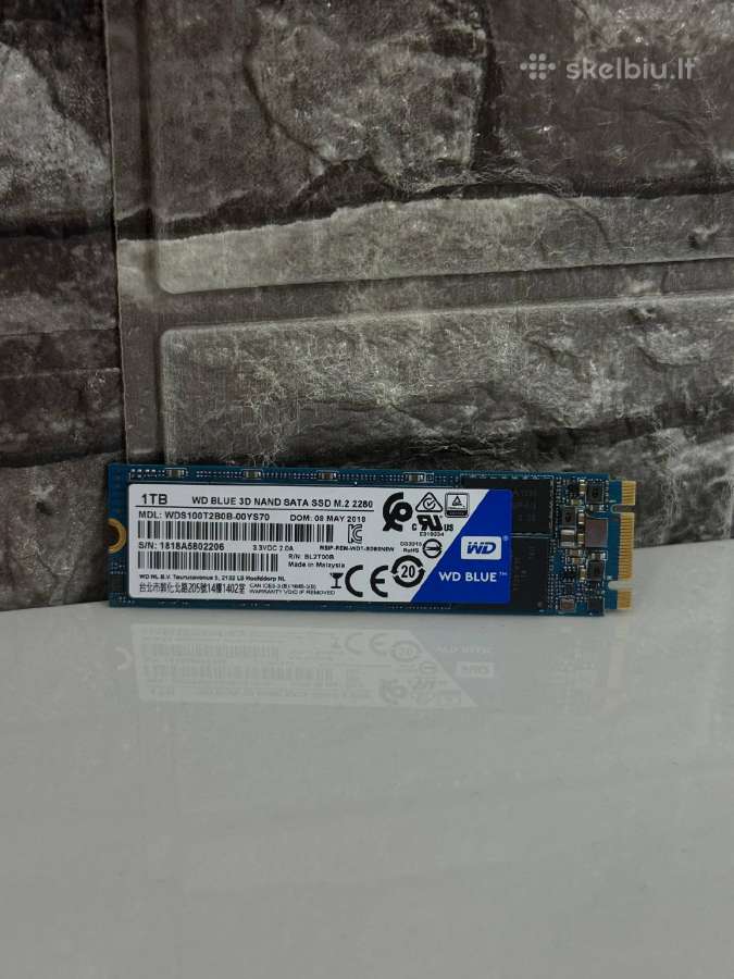 HDD / SSD Diskai: 8tb, 2tb, 1tb, 500gb, 250gb - nuotraukos Nr. 5