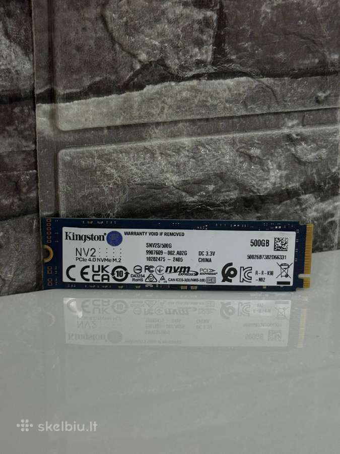 HDD / SSD Diskai: 2tb, 1tb, 500gb, 250gb - nuotraukos Nr. 3