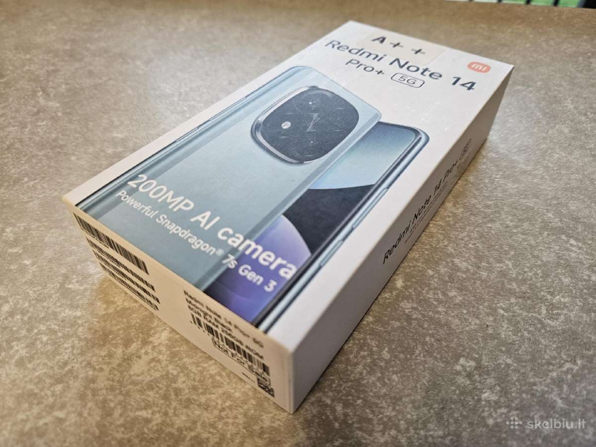 Idealios būklės Redmi Note 14 Pro+ 5G telefonas - nuotraukos Nr. 12