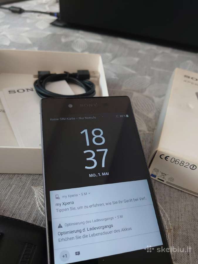 Sony-z5-+z-5 darbo modelis, komplektas+odinis dėkl - nuotraukos Nr. 3