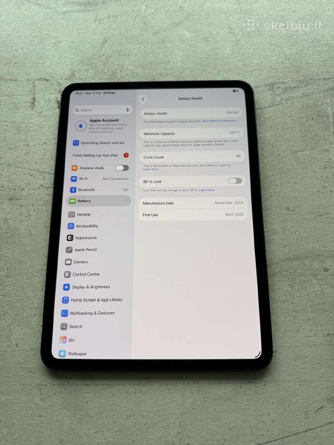 iPad Pro 11" M4 256gb Wi-fi - nuotraukos Nr. 3