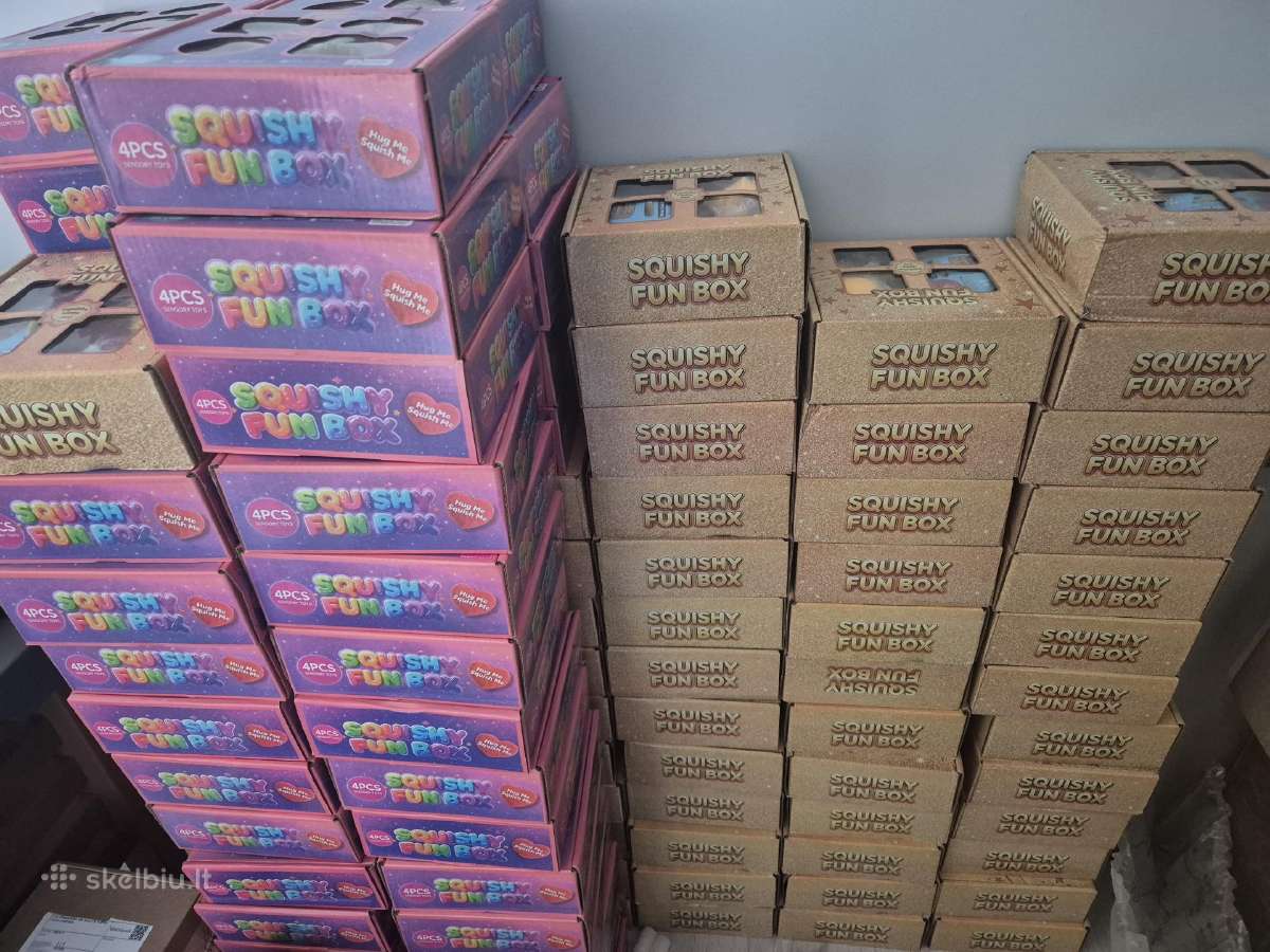 50 vnt 550€ Urmu Squishy fun box - nuotraukos Nr. 2