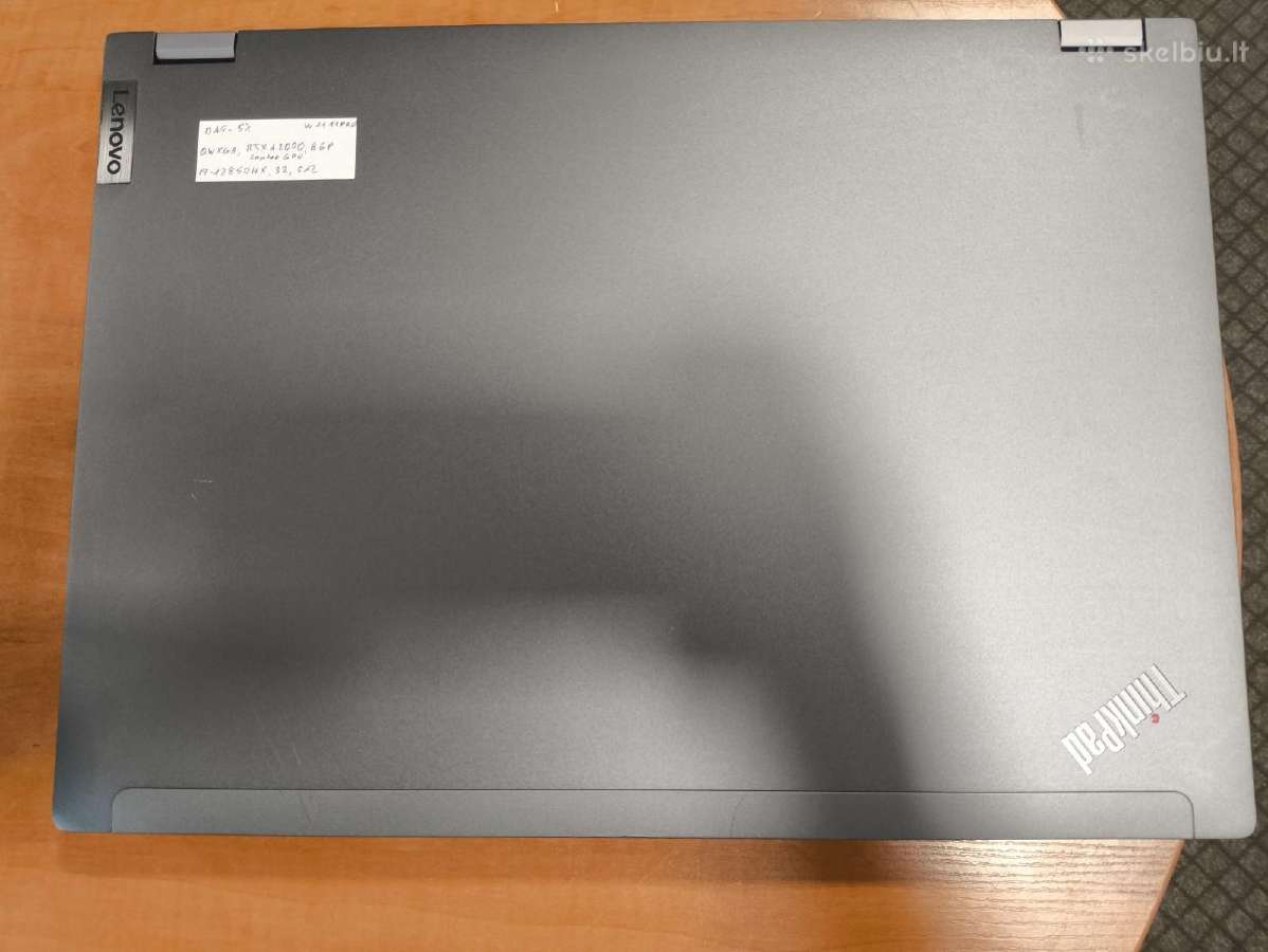 P16 Qwxga i7-12850hx 32gb 512gb A2000 8gb 5% - nuotraukos Nr. 3