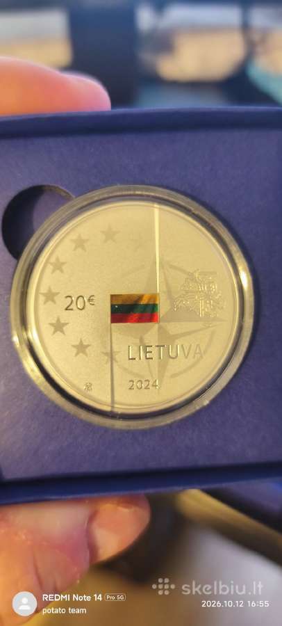 20€ Moneta, skirta Nato narystei pažymėti - nuotraukos Nr. 3