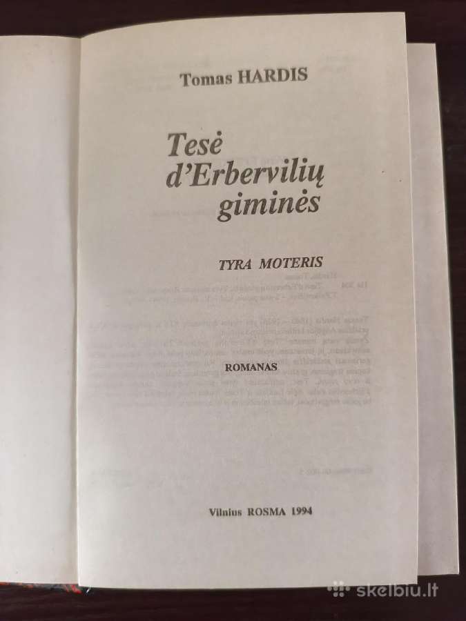 Tomas Hardis "Tesė iš d'eerbervilių giminės" - nuotraukos Nr. 4
