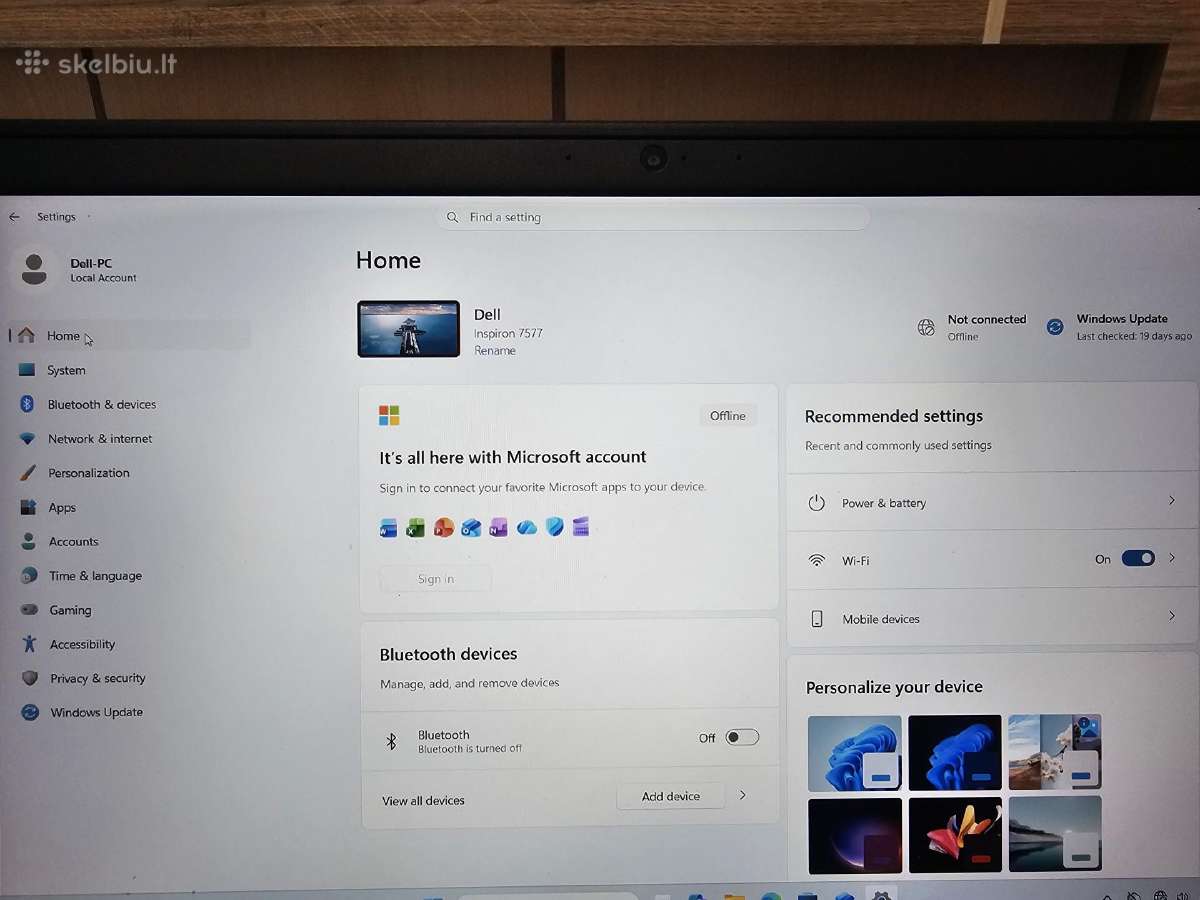 Dell Inspiron 7577 - nuotraukos Nr. 9