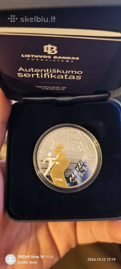 20€ Moneta, skirta Paryžiaus olimpinėms žaidynėms - nuotraukos Nr. 2