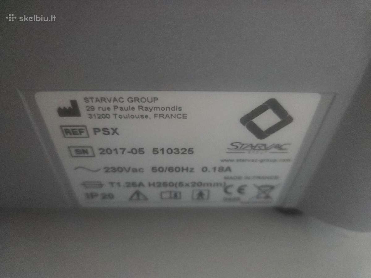 Limfodrenažo aparatas Starvac Psx Pulstar Technol - nuotraukos Nr. 13