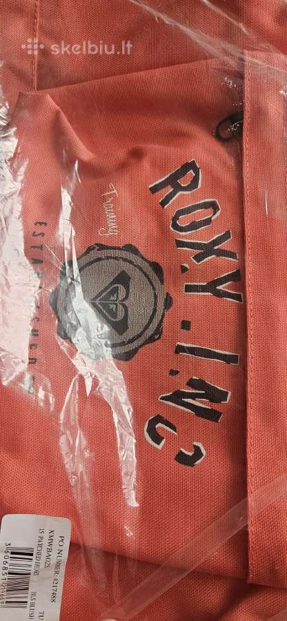 Roxy Patched Heart koralinė rožinė kuprinė - nuotraukos Nr. 4