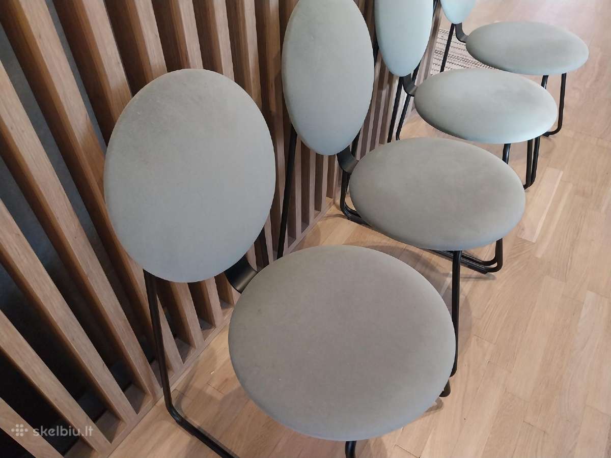 4 vnt. išskirtinio dizaino Ikea Manhult kėdės - nuotraukos Nr. 2