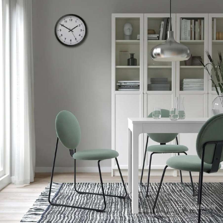 4 vnt. išskirtinio dizaino Ikea Manhult kėdės - nuotraukos Nr. 4