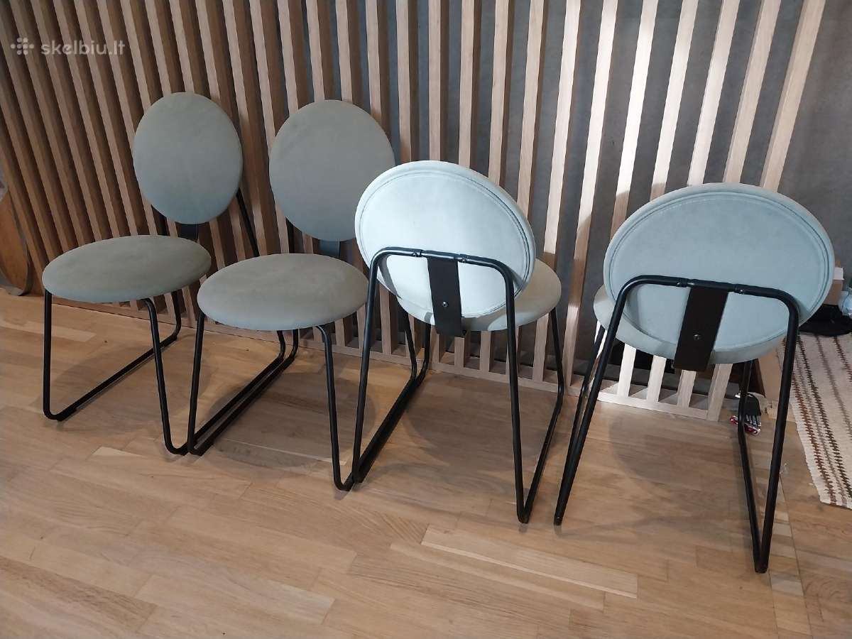 4 vnt. išskirtinio dizaino Ikea Manhult kėdės - nuotraukos Nr. 7