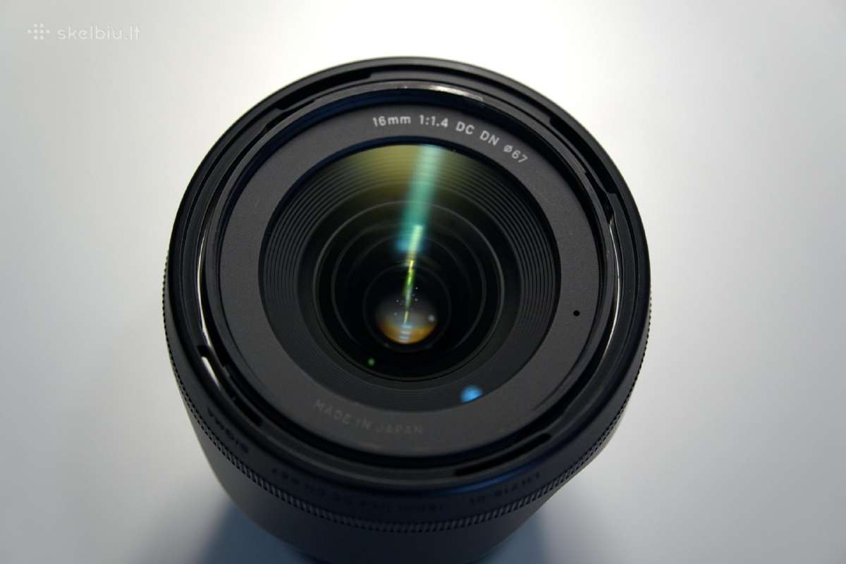Sigma 16mm F 1.4 Sony E- mount - nuotraukos Nr. 6