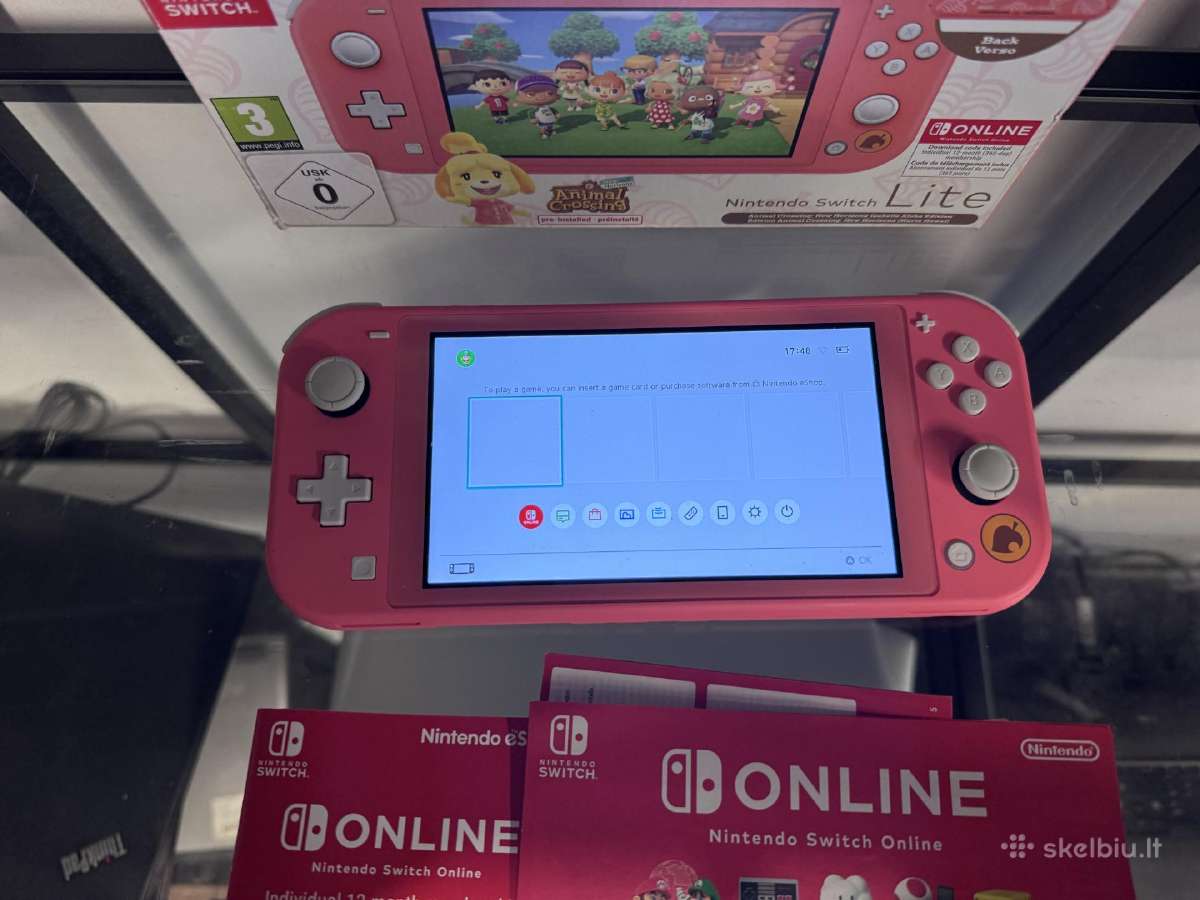 Nintendo Switch Lite 32gb Animal Crossing edition - nuotraukos Nr. 2