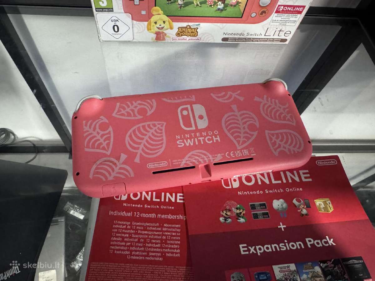 Nintendo Switch Lite 32gb Animal Crossing edition - nuotraukos Nr. 3