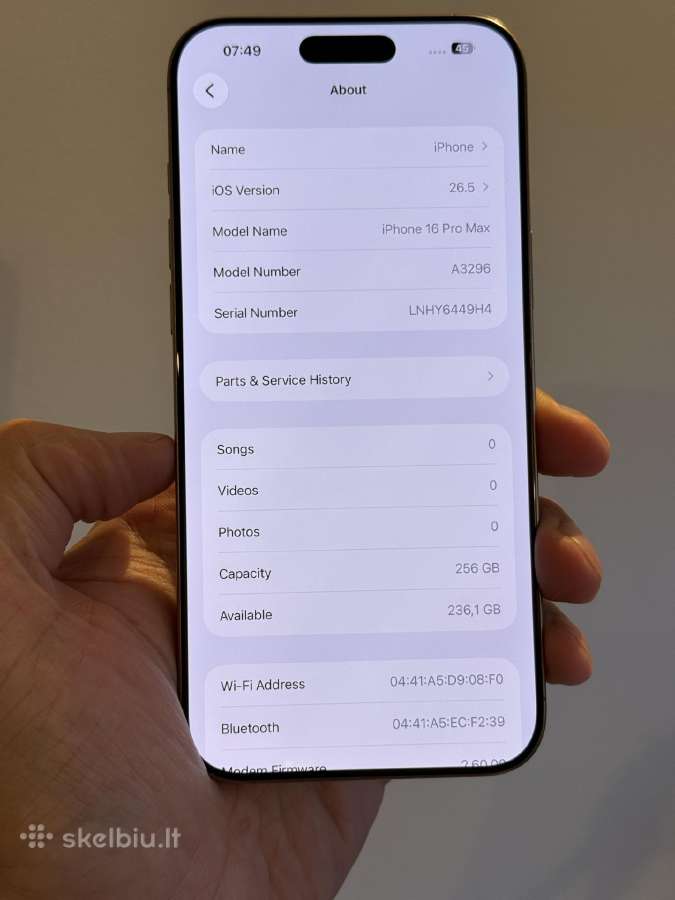 iPhone 16 Pro Max - nuotraukos Nr. 2