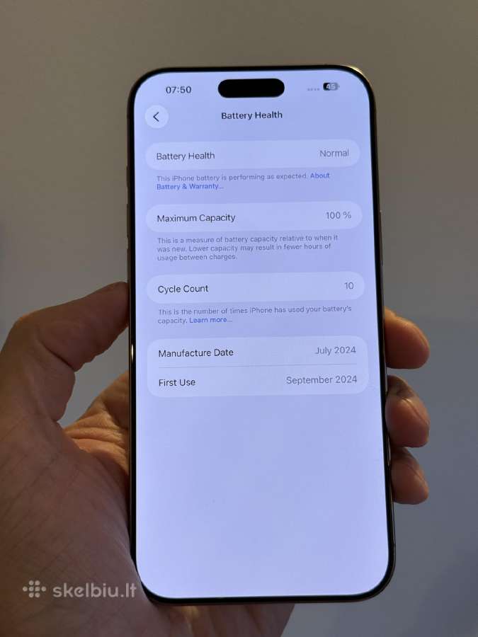 iPhone 16 Pro Max - nuotraukos Nr. 4