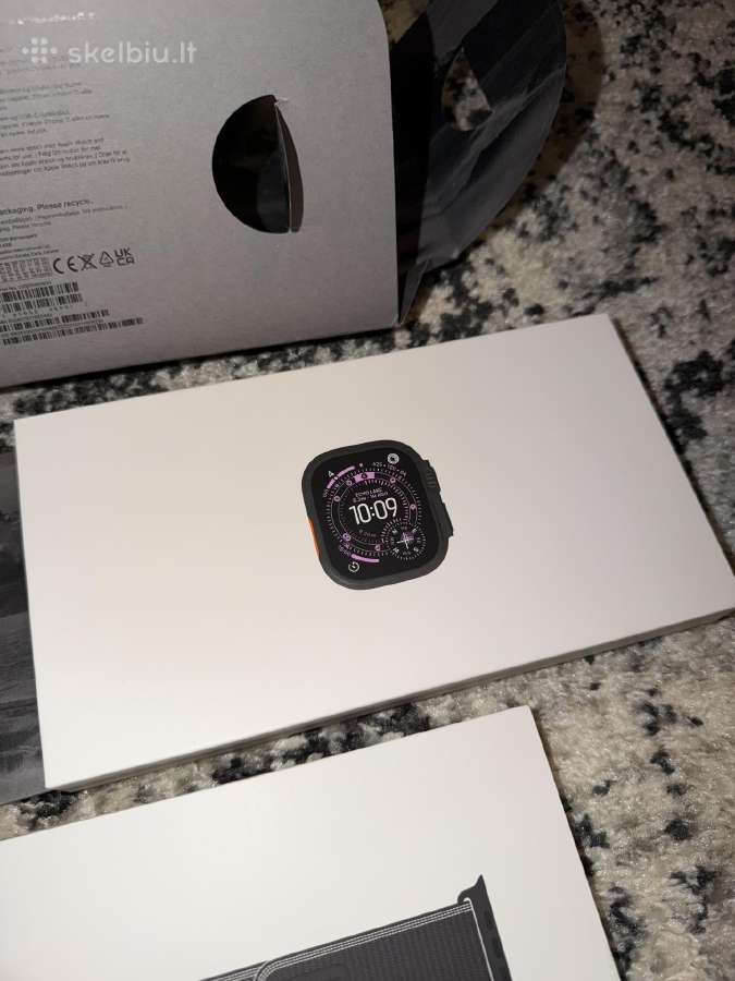 Apple Watch Ultra 3 49mm Black - nuotraukos Nr. 2