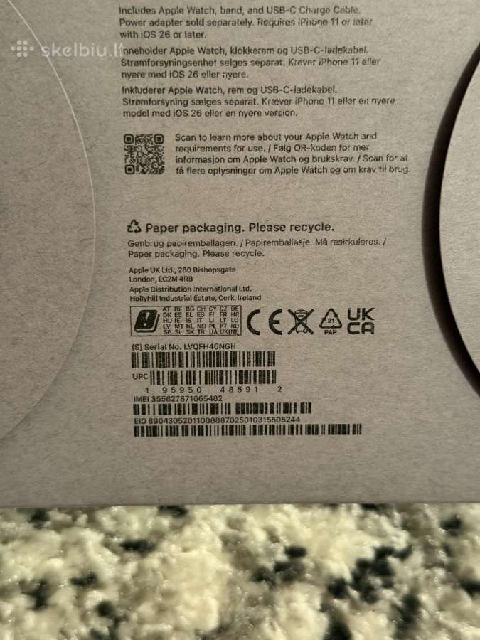 Apple Watch Ultra 3 49mm Black - nuotraukos Nr. 7
