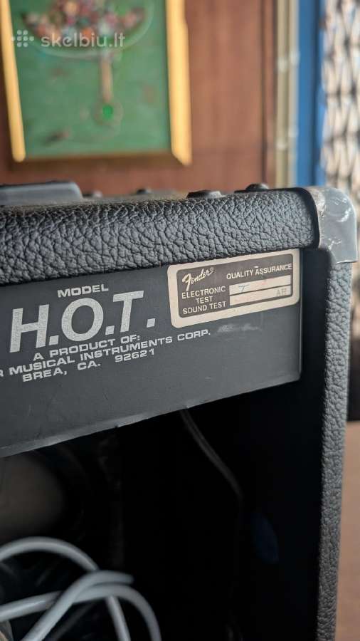 Fender H.o.t. 75 w gitarinis kubas - nuotraukos Nr. 4