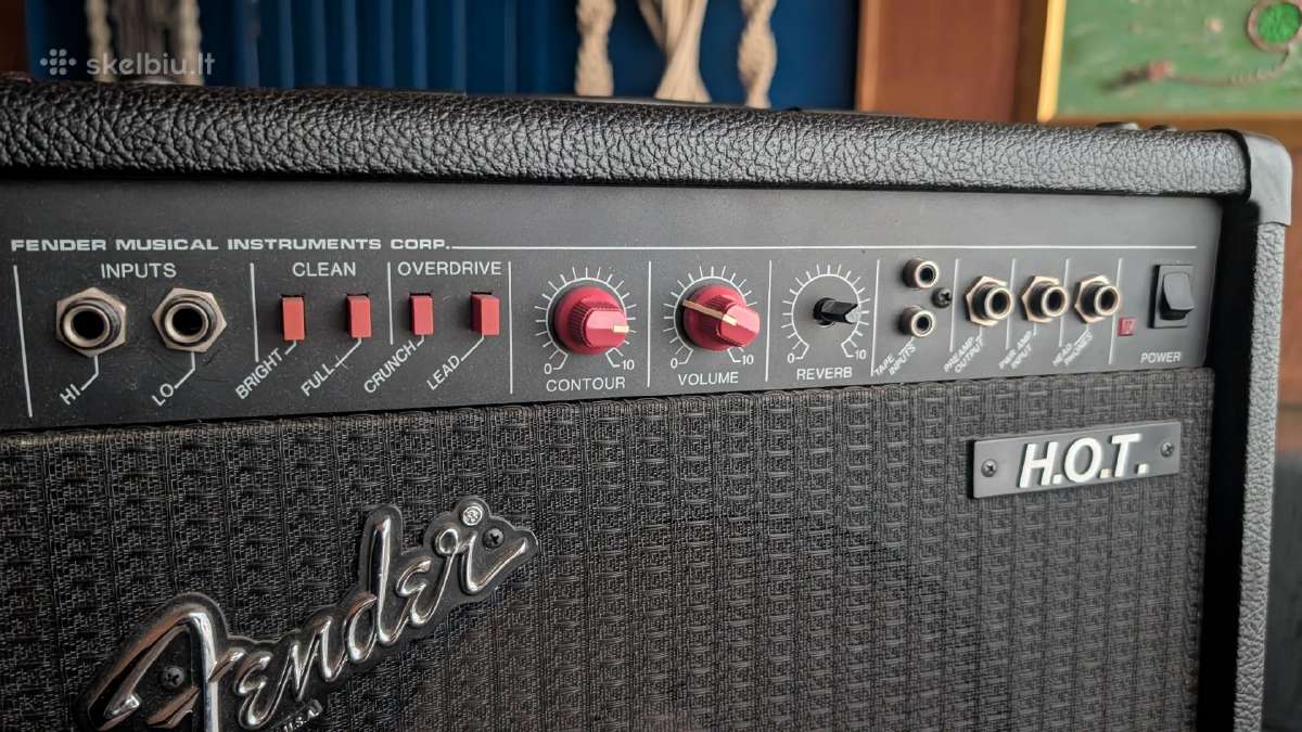 Fender H.o.t. 75 w gitarinis kubas - nuotraukos Nr. 5